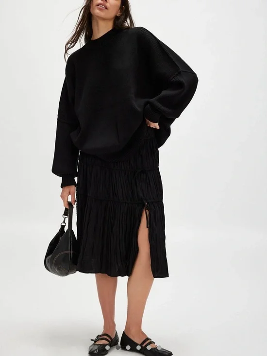 Free people easy street tunic black size small - Picture 3 of 9